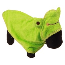 Itemtrade 반려동물 동물얼굴 목욕가운, 03 그린