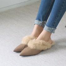 여성용 트렌디 뾰족 퍼 블로퍼