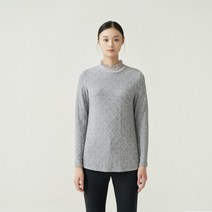 올리비아로렌 여성용 메쉬 프릴넥 티셔츠 VOCALXW9431