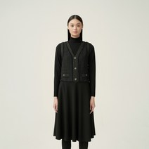 올리비아로렌 트위드배색 민소매 원피스 VOCOAXW9131