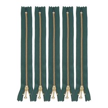 브랜드얀 YKK 베이직 메탈지퍼 20cm, 녹색, 5개