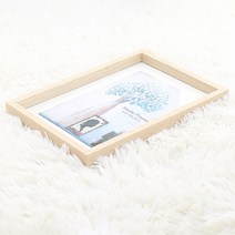 블레스프레임 네츄럴 사진인화 나무액자, 원목