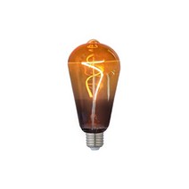룩스램 LED 에디슨램프 뉴필터 ST64, 전구색