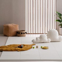 따사룸 유아용 이지 TPU 20T 퍼즐매트 센터형 2p + 사이드형 2p, 페브릭코코그레이, 1세트