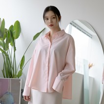 나인 N시그니처 오버핏 스트라이프 블라우스 BL001 R-BL-2860