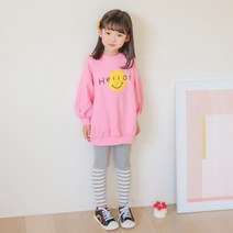 로로샤 여아용 프라이롱 맨투맨 티셔츠