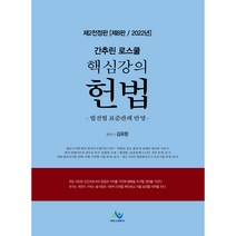 2022 간추린 로스쿨 핵심강의 헌법 제2전정판 제8판, 윌비스