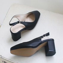여성용 스퀘어 슬링백 5cm pr5002
