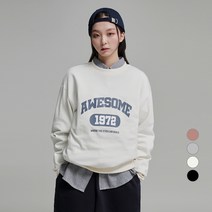 어썸어라운드 여성용 어썸 1972 맨투맨