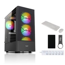 AID Alder 조립PC 09R (i7-12700F WIN10 Home 16GB NVMe 500GB RTX3060) + 무선랜 USB 동글 + 무선 키보드 마우스 + 가죽 데스크 매트 랜덤발송 + USB 32GB 랜덤발송 + 6구 멀티탭, 기본형