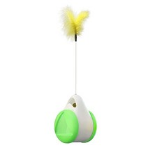 생활홈앤 고양이 오뚜기 장난감, 그린, 1개