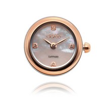 클라레오 여성용 CL2802 Lune Blanche Round 참 시계 쿼츠 20mm