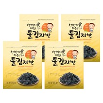 아버지애 마음을 담아 돌김자반, 4개, 70g