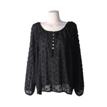 즈로니 나그랑 레이스 라운드넥 블라우스