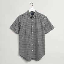 간트 남성용 브로드클로스깅엄 숏 셔츠 DG722100323046701