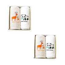 맘스네이처 대나무 아기 목욕타올 특대형 2p, 디어숲, 1개