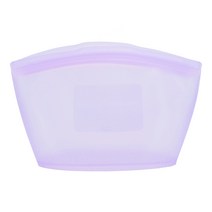 실리팟 프리미엄 실리콘 지퍼백 라벤더 M 850ml, 단품, 1개