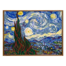 순잠 깜찍 모던 수채화 유채화 개릭터 그림그리기 DIY 세트 40 x 50 x 2.5 cm, 26 몽환 환상 세계