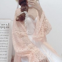 로로라 여성용 데일리 로맨틱 히피 리본 가디건
