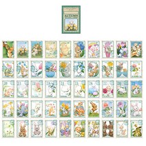 잇홈 감성 우표 DIY 다꾸 스티커 50종 x 2p 세트, G 타입, 1세트