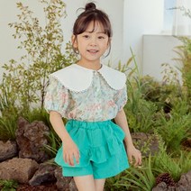 봉봉마카롱 여아용 튤립블라우스