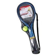 VWY 테니스라켓 22 x 61 cm 2p + 볼 + 가방 세트, 블루