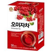 우리차 송원식품 오미자차, 17g, 50개
