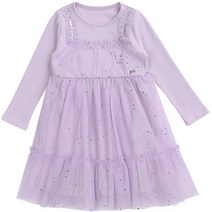 티파니 여아용 샤배색 원피스 N2