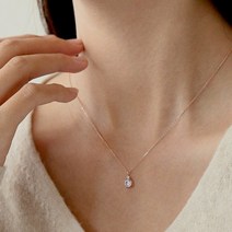 [실버925] 작은 진주 은목걸이 tender necklace