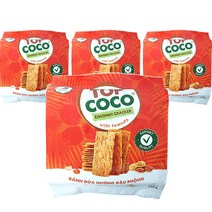 탑 코코 코코넛 크래커 땅콩맛 10p, 150g, 4개
