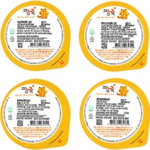 짱죽 실온이유식 중기 죽1 4종 x 160g A세트, 한우소고기김죽, 블루베리배죽, 치킨단호박죽, 시금치버섯죽, 1세트