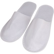 호텔용 기내용 거실화 일회용 슬리퍼 앞막힘 40p, 화이트