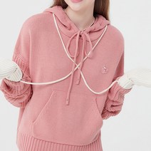 키르시 여성용 SMALL CHERRY SHORT KNIT HOODIE