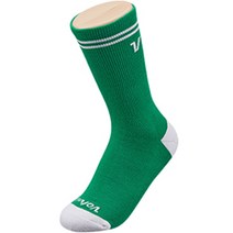 볼빅 여성용 VABB 중목 골프 양말, 그린