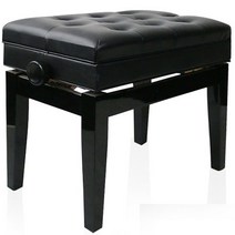 HDC영창 피아노 전용 고급 높낮이 의자, 블랙