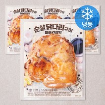 순살 닭다리구이 마늘간장맛 (냉동), 120g, 4입