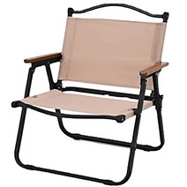 엣지프로 프리미엄 접이식 캠핑의자 M, 1개, 베이지