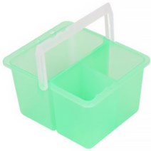 다사바바 분리형 사각 미술 수채화 물통, 그린