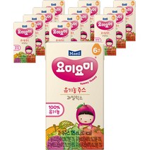 요미요미 주스 125ml x 4p, 3개, 과일믹스