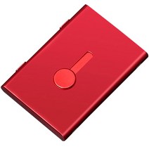 민코 자동 명함 케이스 M806, 레드, 1단