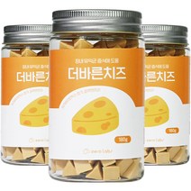제로랩스 반려동물 더바른 져키 180g, 3개, 치즈