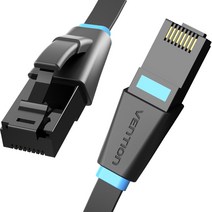 벤션 무산소 칼국수형 CAT6 기가비트 랜선 랜케이블 2m, 혼합색상, 1개