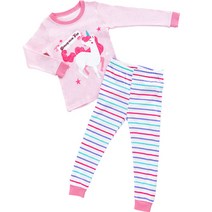 올로미미 아동용 유니콘 드림 30수 후라이스 실내복 세트