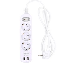 에코파워탭 탭앤탭 USB 메인 절전 3구 멀티탭, 1개, 1.5m