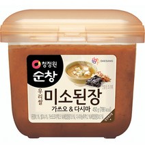 대상 청정원 미소된장 가쓰오&다시마, 450g, 1개
