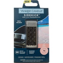 양키캔들 사이드킥 차량용 방향제 벤트클립 XO 핑크샌드, 1개입, 1개, 꽃향