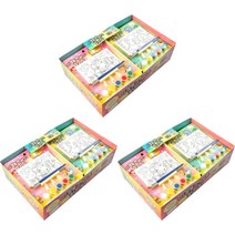 2500 이젤 앤 캔버스 컬러링 4종 x 3p 세트 랜덤발송