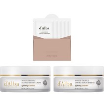 달바 화이트 트러플 더블 세럼 앤 크림 70g x 2p + 약산성 젤클 15ml 세트, 1세트
