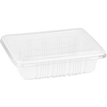 스완 국 찜 탕 도시락 실링 배달 일회 용기 2318 84호 1500ml x 20p 백색 + 뚜껑 20p 세트, 20개입, 1세트