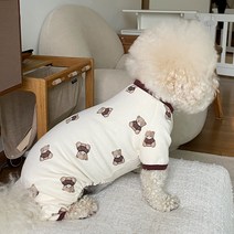 바이담수미 강아지 퐁퐁 곰 올인원, 아이보리